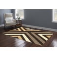 thumbnail image 2 of Claremont X's Brown/Beige Rug, Multiple Sizes, 2 of 3