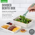 thumbnail image 2 of Prokeeper+ Plastic Bento Lunch Box Food Container with Divider, 2 of 7