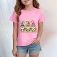 thumbnail image 2 of Hessimy Girls Short Sleeve Tops Casual Crewneck T Shirts Kids Babydoll Tunic Tees Blouses(Pink,13-14 Years), 2 of 4