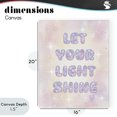 thumbnail image 4 of Stupell Industries Eclectic Let Your Light Shine Pastels Canvas Art, 16 x 20, by Lil' Rue, 4 of 8