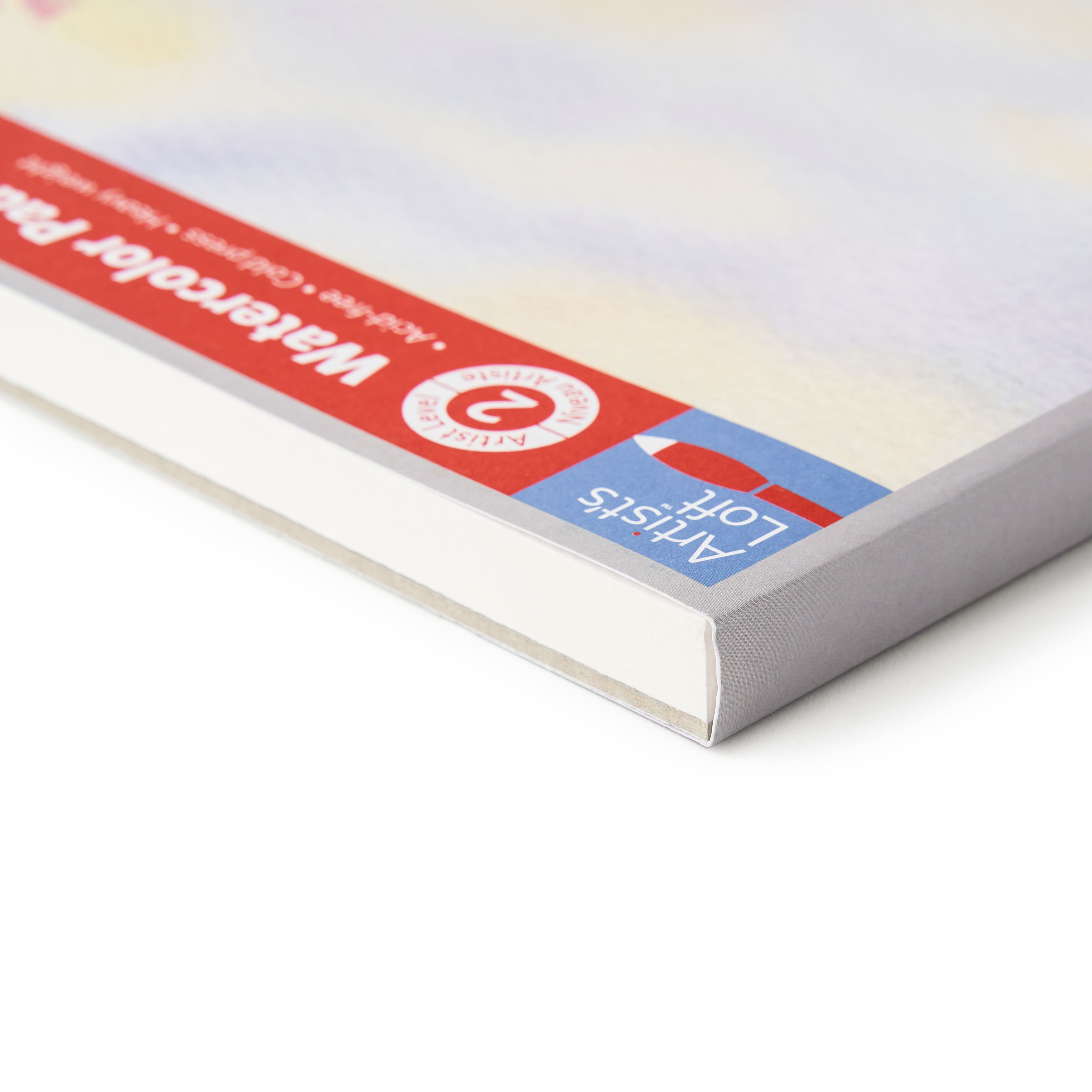 12" x 18" Level 2 Watercolor Pad by Artist's Loft - Heavyweight and Acid Free Paper for Watercolor - Gouache - and Acrylic - 1 Pack