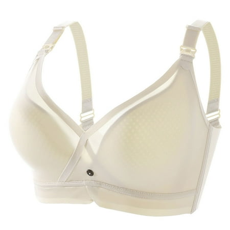 Icvfdpl Women Solid Nursing Bra Push Up Sagging Pregnancy Comfort Thin Traceless Bra Soft 36