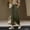 Army Green, variant on OWUUcdse Women's Jogger Pants, Casual Drawstring Outdoor Elastic Waist Cargo Pants White Size XL