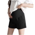 thumbnail image 2 of Delliss Maternity Short Jeans For Women Summer Trendy Casual Stretchy Denim Shorts With Pockets, 2 of 9