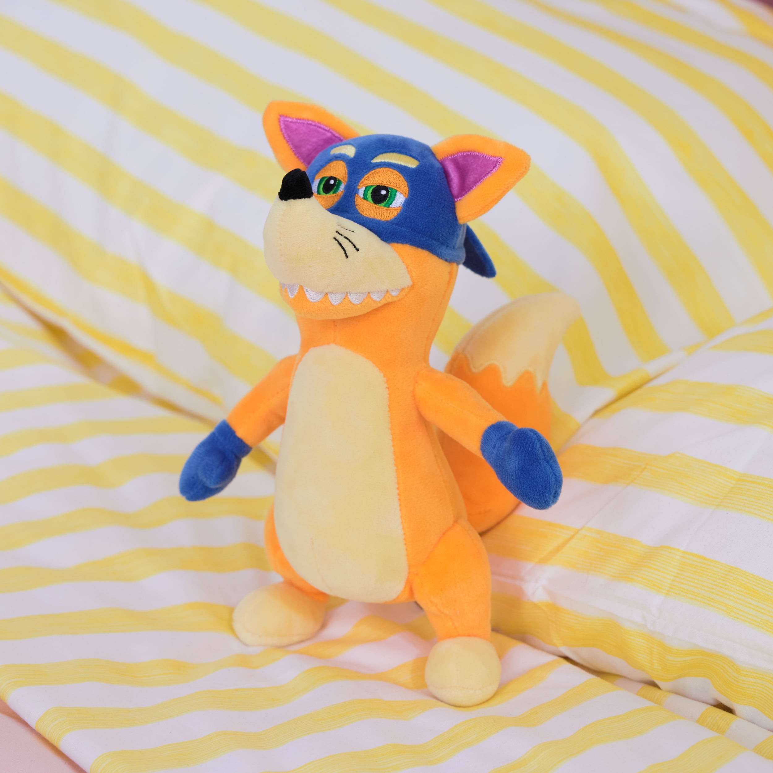 Dora Official Swiper Plush Fox, Educational Toys, Plush Toys, Stuffed Fox for Ages 3 and Up, 8”