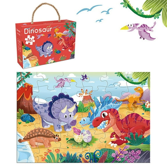 Loespoir Creative Paper Puzzle Board, Flat Picture Matching Game, Educational Gift Box for Learning and Entertainment, Complete with Multiple Challenges