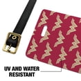 thumbnail image 4 of Wonder Woman Movie Red Logo Pattern Luggage ID Tags Suitcase Carry-On Cards - Set of 2, 4 of 6