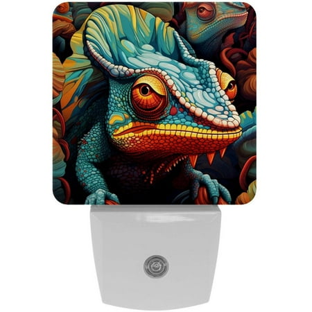 

Chameleon LED Square Night Lights - Small and Stylish Energy-Saving Lamps