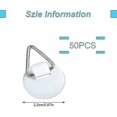 thumbnail image 1 of 50pcs Invisible Adhesive Plate Hanger, Vertical Plate Holders Wall, Adhesive, 1 of 4
