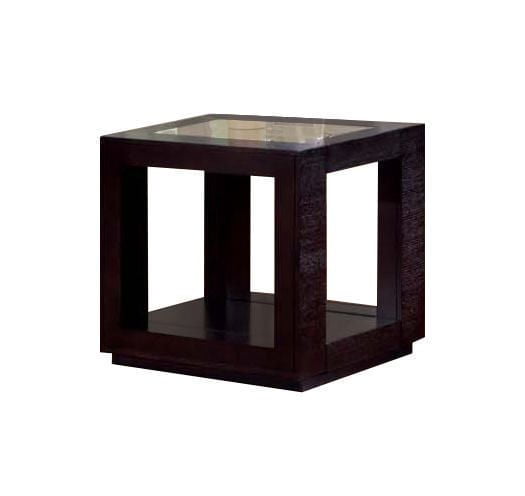 Monarch Specialties Cappuccino End Table
