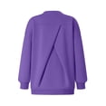 thumbnail image 6 of FAHUOMU Crew Neck Sweatshirts Women' Oversized Dolman Sleeve Casual Fall Winter Pullover Tops, 6 of 6