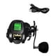 thumbnail image 2 of Carrete de pesca electrónico resistente al agua con freno de 10 kg y sistema de alerta inteligente. Mano derecha negra, 2 of 9
