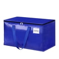 thumbnail image 1 of Advancent Práctico bolsillo con asa y etiqueta Bolsa móvil grande para una fácil organización Suministros móviles que ahorran espacio Almacenamiento y organización del hogar azul 69*35*38cm, 1 of 6