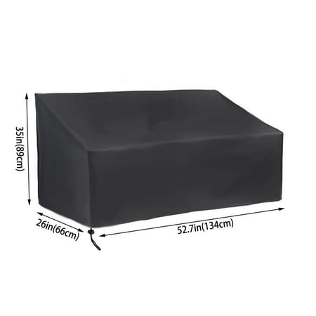 Fancy Heavy Duty Waterproof Garden Couch Outdoor Bench Seat Cover 134x66x89cm