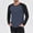 Navy, variant on Men's Long Sleeve Color Block Fitness Shirt - Soft Breathable Fabric for Casual Sport and Daily Wear