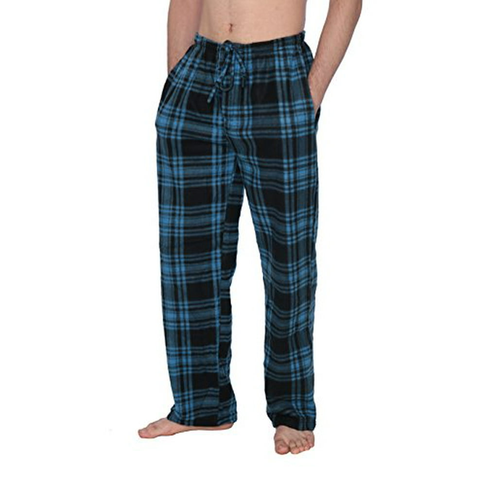 Adidas - Active Club Mens Plaid Plush Pajama Pants (X-Large, Navy ...