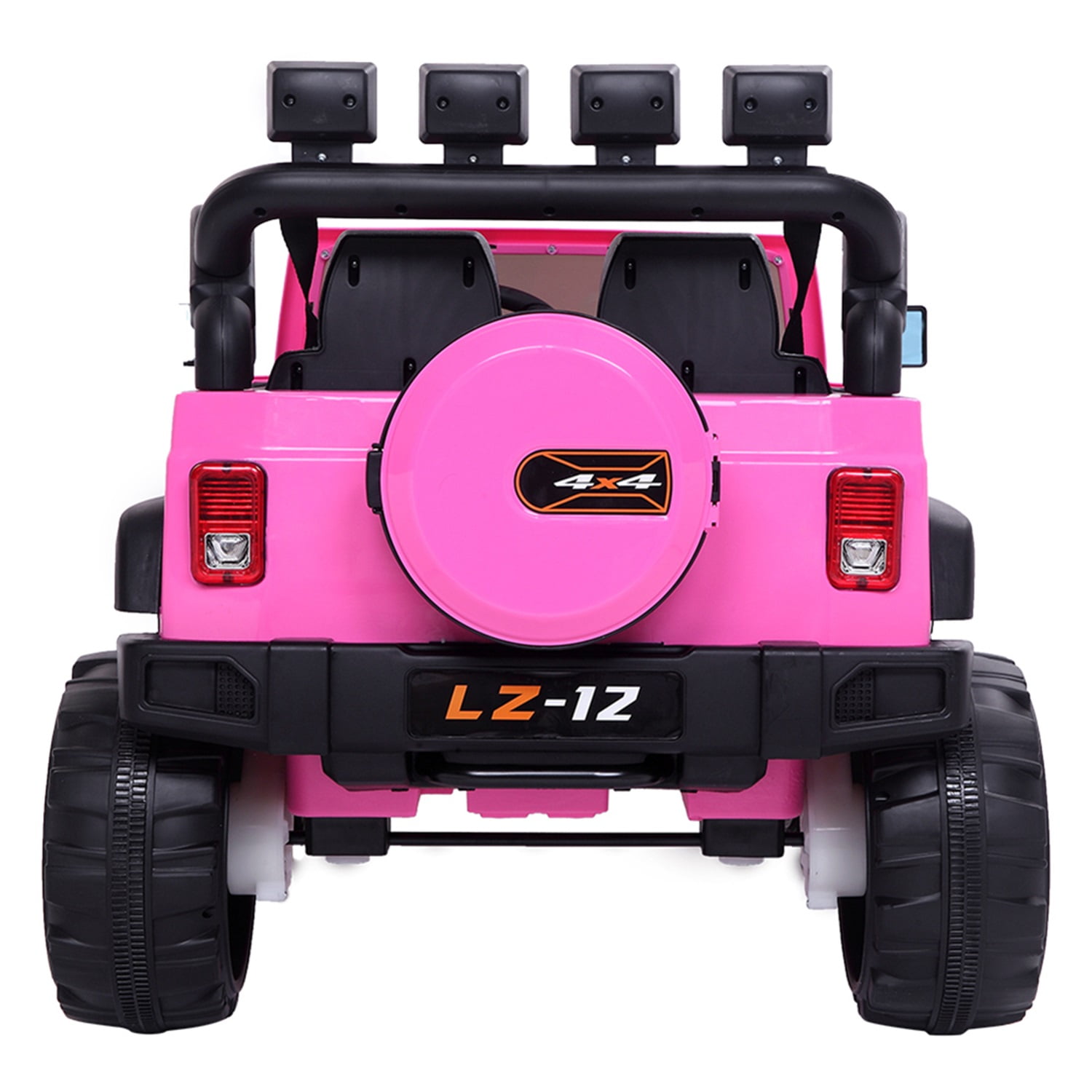 CIPACHO 12V Kids Ride On Car Toy, Electric Jeep Rechargeable Battery 4 mph Remote Control, Pink