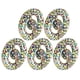 thumbnail image 1 of Anillo de agarre de mano redondo, 5 piezas Anillos de entrenamiento de fuerza de agarre de agarre de mano redondo Anillo de agarre de mano de silicona altamente versátil, 1 of 8