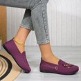 thumbnail image 4 of Purcolt Womens Floral Embroidery Mesh Loafers Comfort Casual Round Toe Slip On Boat Shoes Lightweight Soft Sole Flats Shoes for Walking Travel Vacation, 4 of 6