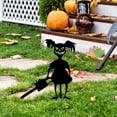 thumbnail image 2 of Silueta de jardín Halloween Scary Ground Mounted Sign Patio trasero al aire libre Decoración de patio, tipo D sidaley HA007928-04, 2 of 6