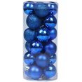 thumbnail image 1 of 24Pcs Christmas Ball Hanging Bauble New Year Wedding Home Party Tree Decoration Darkblue, 1 of 3