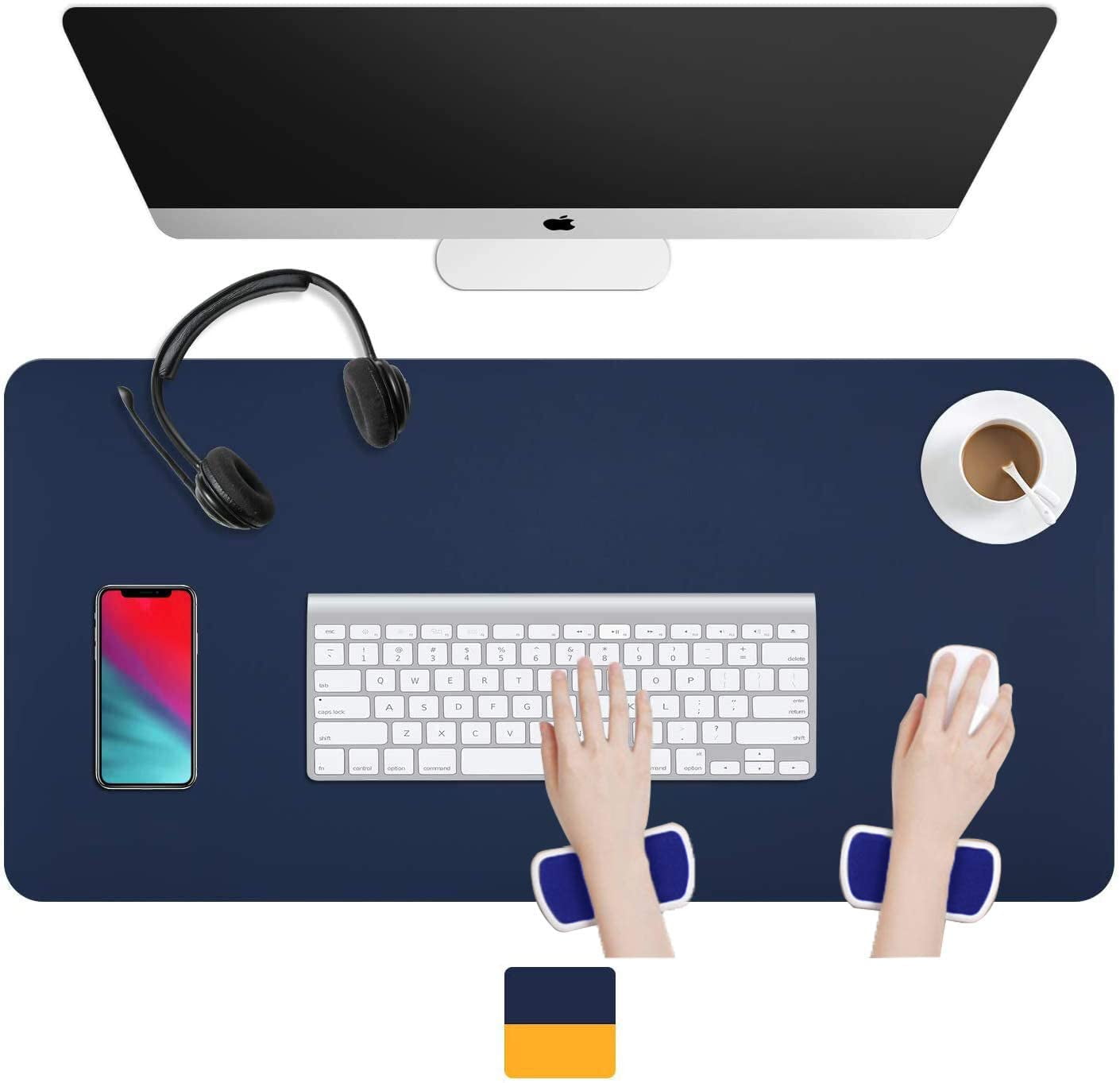 Extended Desk Pad Office Desk Mat, DualSided Large Office Writing Desk