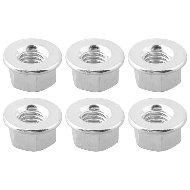 6Pcs Guide Bar Nuts for Chainsaw Flange Bar Lock Nuts 503220001 Hexagon Nuts Replacement Guide Bar Nuts Accessories