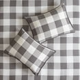 thumbnail image 3 of Home Essence Prewitt Gray Reversible 3 Piece 144TC Cotton Duvet Set, Full/Queen, 3 of 14
