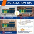 thumbnail image 4 of Garage Shelving .by.Wall Shelf Garage Storage Rack Wall Mounted Floating Shelves ( .xFT), 4 of 9