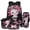 Black Sakura Axolotl, variant on HUIACONG Jungle Cute Otter 17 Inch Kids School Backpack Set 4PCS for 6-10 Years Old Boys Girls Lightweight Portable Bookbag with Detachable Leakproof Lunch Box Pencil Case Water Bottle Holder