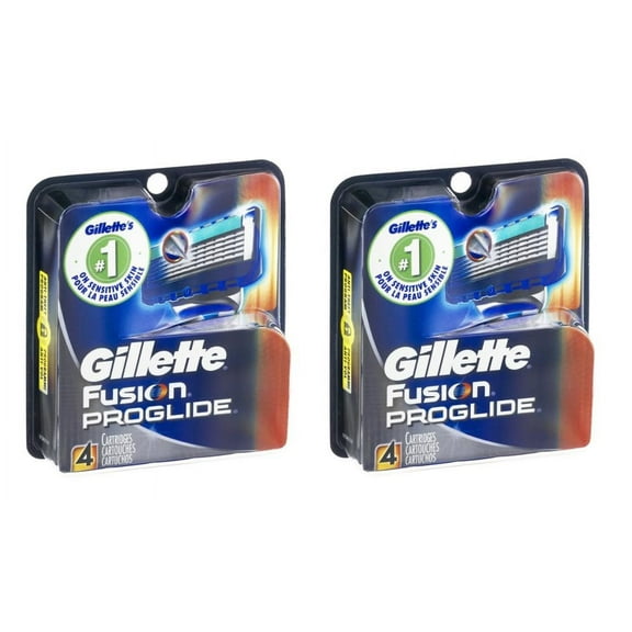 Gillette Fusion Proglide Refill Cartridges 4 Ct (Pack of 2)