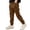 Coffee, variant on Teen Cargo Pants Kids Elastic Waist Pants Jogger Slim Fit Pants Boys Lightweight Pants Boys Pull on Pants Hop Pants 15-16 Years