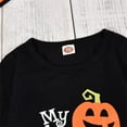 thumbnail image 5 of Kadahis 3Pcs Newborn Infant Baby Halloween Clothes Set Long Sleeve Romper, 5 of 5
