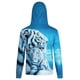 thumbnail image 5 of Sudadera con capucha con gráfico de tigre 3D para hombre, sudadera con capucha transpirable ligeramente elástica activa para exteriores, moda de otoño y primavera 2023, 5 of 5