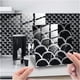 thumbnail image 1 of 25 pegatinas 3D para azulejos para cocina y baño, escamas de pescado blanco y negro, impermeables, a prueba de aceite, pegatinas de pared Blacksplash brillar  Electrónica, 1 of 5