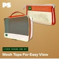 thumbnail image 6 of Popsugar Packing Cubes for Travel Organized Smart Zip Packing Organizers for Suitcase Luggage 4 Pack, 6 of 7