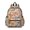 Butterfly and Monarch Orange Pattern, variant on Butterfly and Floral Pink Pattern Cute School Backpack with Padded Back and Adjustable Shoulder Straps 13.4"x11"x4.7"