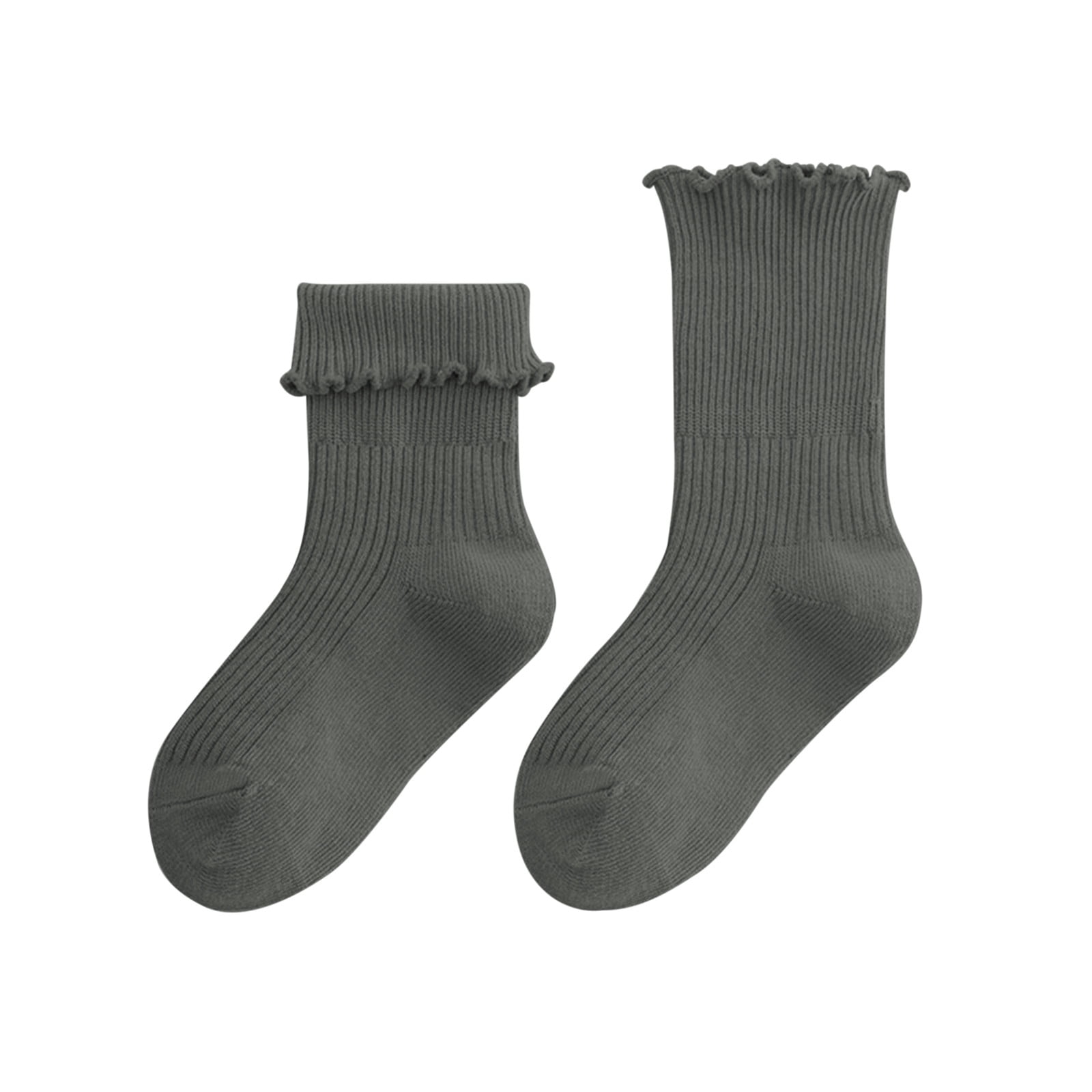 BYHONG Chaussettes pour Femmes Hiver et Automne String Longueur Mi-Mollet Chaussettes Décontractées Confortables Chaussettes de Course Femmes Vert G