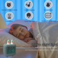 thumbnail image 3 of Despertador para niños, reloj despertador digital de conejo lindo con luz nocturna, repetición, función temporizada, azul JFHHH pequeña, 3 of 5