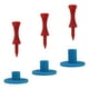 thumbnail image 1 of 3x soporte en T de Golf para Golf, diseño de combinación profesional, entrenamiento de Golf, accesorios prácticos de Golf para exteriores e interiores Rojo, 1 of 8
