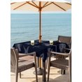 thumbnail image 2 of Outdoor Tablecloth with Umbrella Hole and Zipper, Coral Coastal Square Table Cloth 60x60 Inch Waterproof Tablecloth, Watercolor Beach Nautical Shells Starfish Picnic Table Cover for Patio Camping, 2 of 7