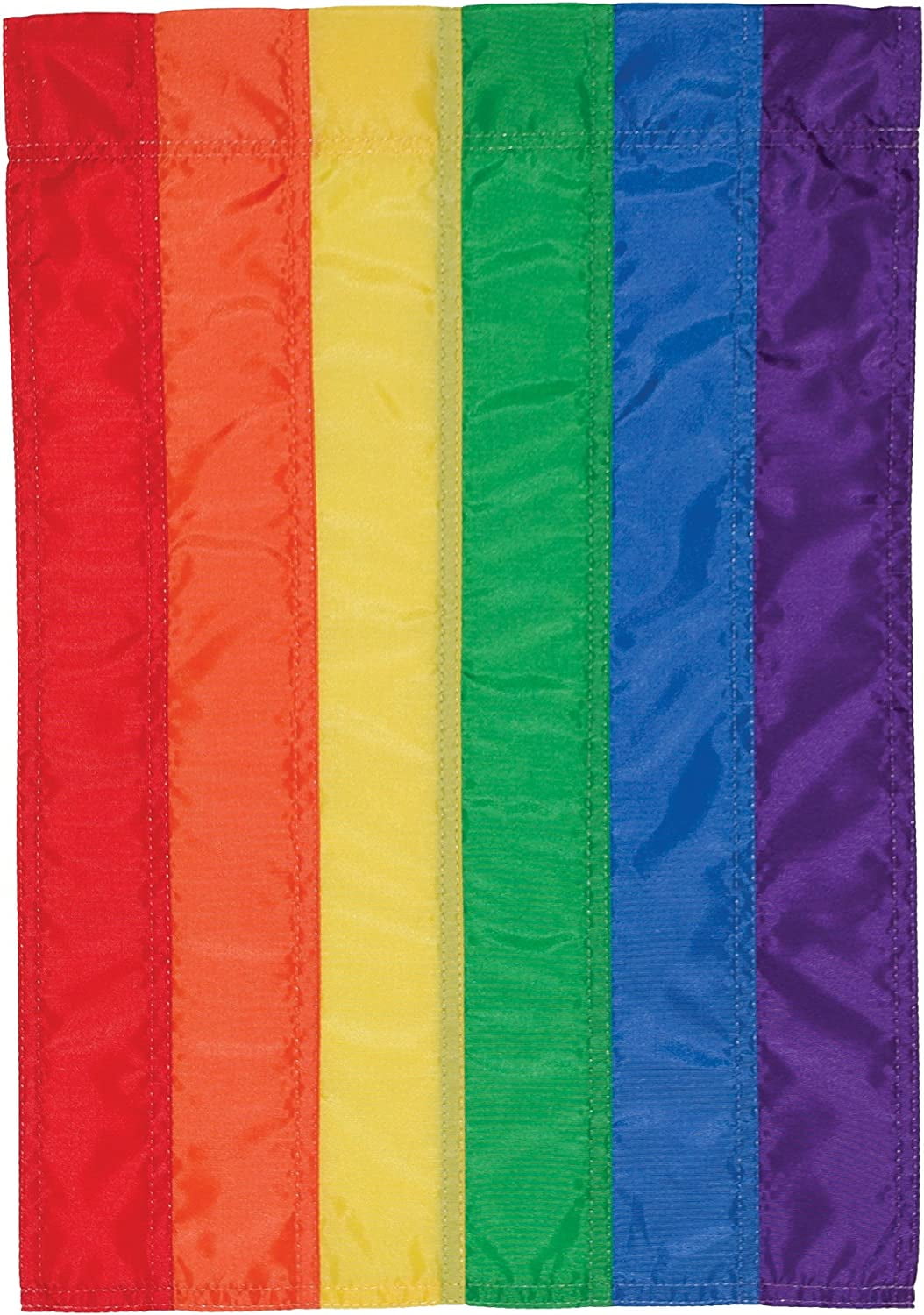In the Breeze 3612 — Rainbow Garden Flag, Colorful Garden Accent, Pride Decoration