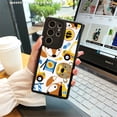 thumbnail image 4 of Destaca entre la multitud con esta colorida funda para teléfono plateada de doble capa mate con diseño gráfico para modelos de iPhone 11-15 Pro Max., 4 of 4