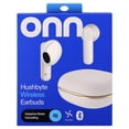 thumbnail image 5 of onn Hushbyte Wireless Earbuds, White, 5 of 9