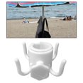 Colaxi 6x4 Prongs Beach Umbrella Hanging Hook Hanger for Towels Bags