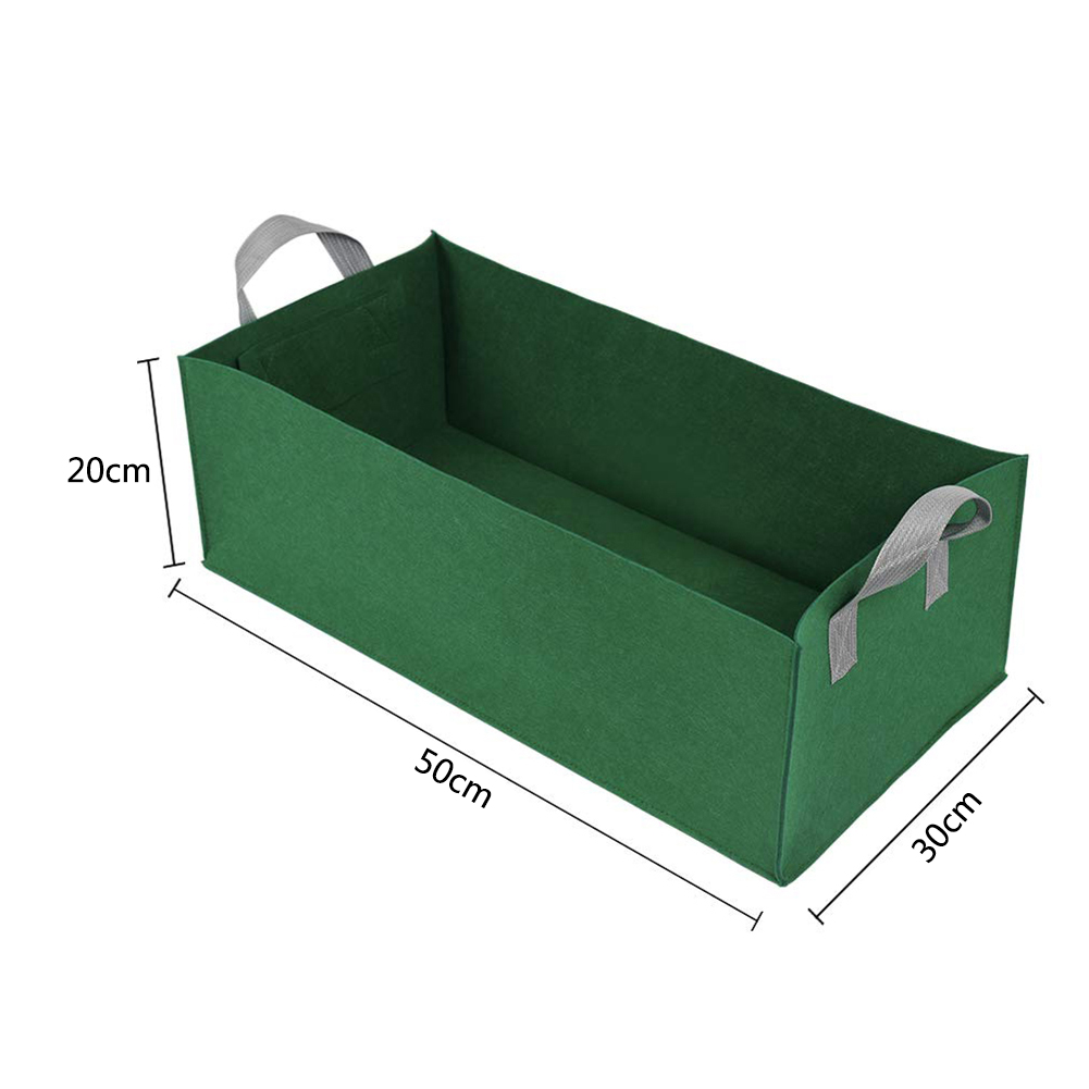 Square Garden Growing Bags Vegetables Planter Bag Container with Handle;Square Garden Growing Bags Vegetable Planter Bag Container with Handle - image 4 of 8