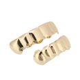 thumbnail image 1 of Dioche Teeth Set,Brass Teeth,Shiny Teeth Hip Hop Prop Teeth Accessory Decoration For Party Gift, 1 of 8