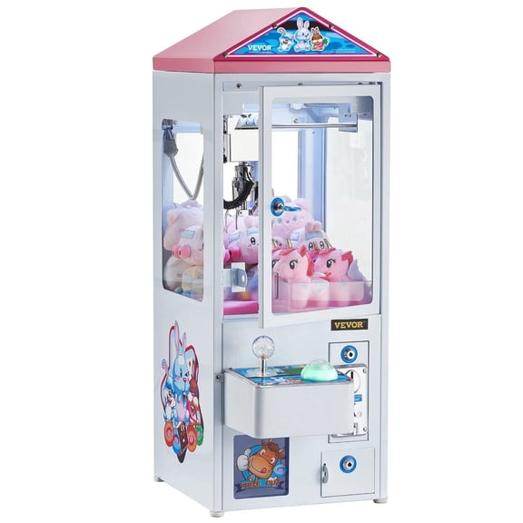 Mini Claw Crane Game Machine with Candy Prizes - Interactive Arcade Grabber Toy for Family Fun