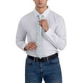 thumbnail image 4 of Men's Ties, Paisley Pattern No.9024 Satin Ties for Men, Mens Formal Neck Ties for Business Weeding Gift, 4 of 5