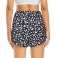 thumbnail image 4 of Goofa Daisies Flowers Printed Women 2 in 1 Running Shorts,Quick Dry Athletic Workout Shorts,High Waisted Athletic Shorts with Liner Pockets-, 4 of 9